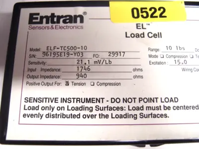 Used Entran Devices ELF-TC500-10 Sensors California US | ANACAPA EQUIPMENT BROKERS, INC #78382