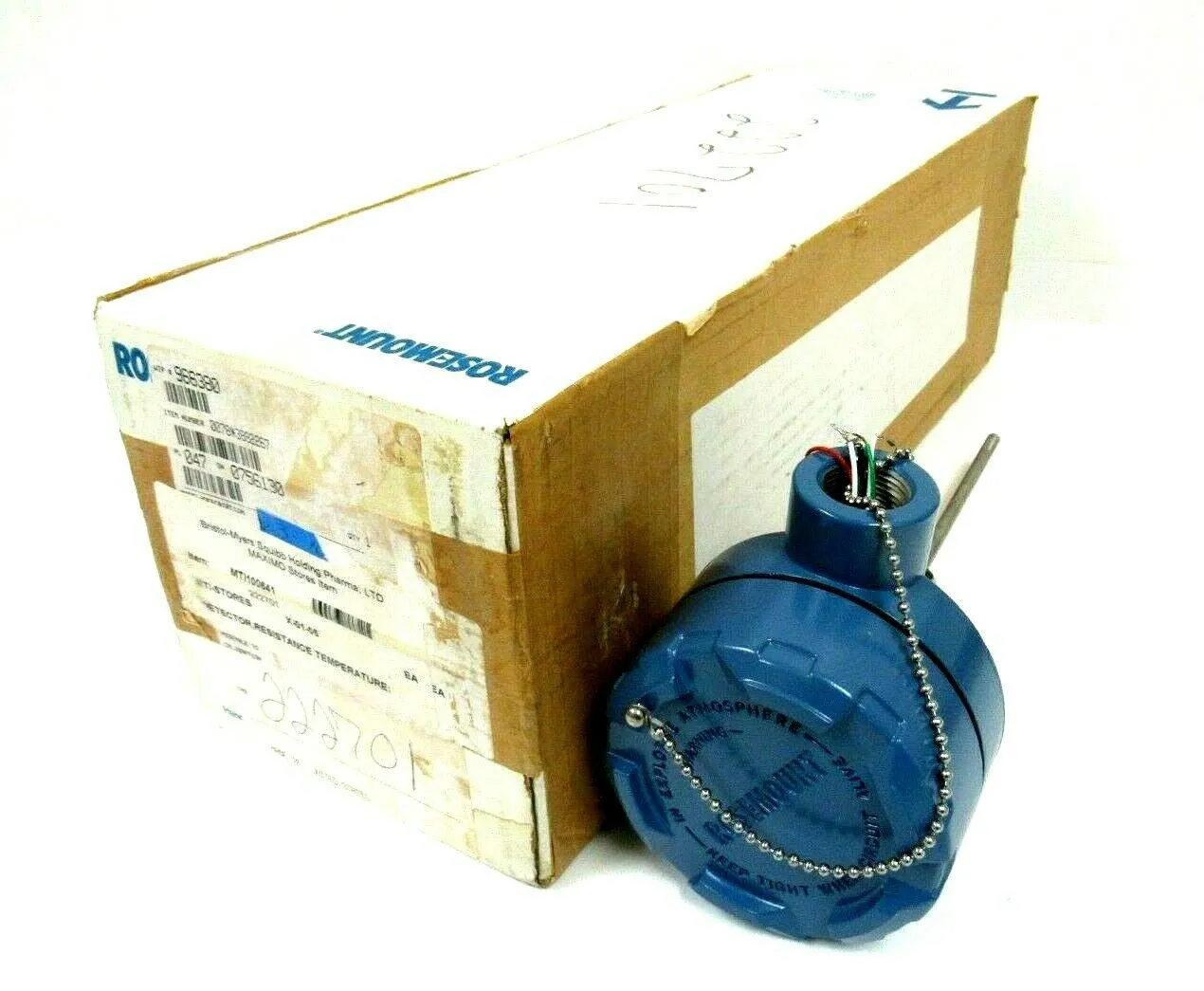 NEW ROSEMOUNT 0078-3882267 TEMPERATURE PROBE 78-4005-0075 966380 00783882267