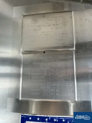 USED Stainless Fabrication 12,000 Gal Stainless Fabrication Storage Tank, 304 S/S