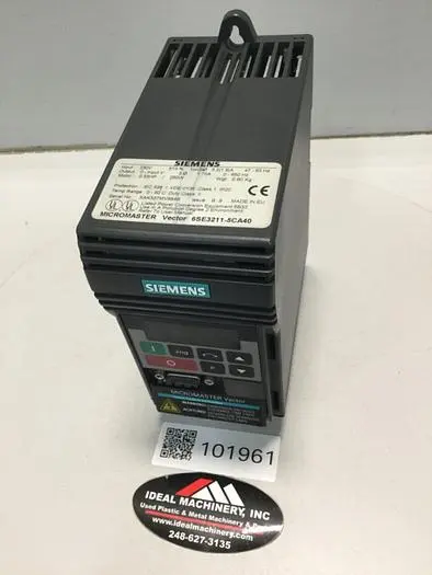 Used SIEMENS 6SE3 211-5CA40 Servo Drives | Ideal Machinery #664122