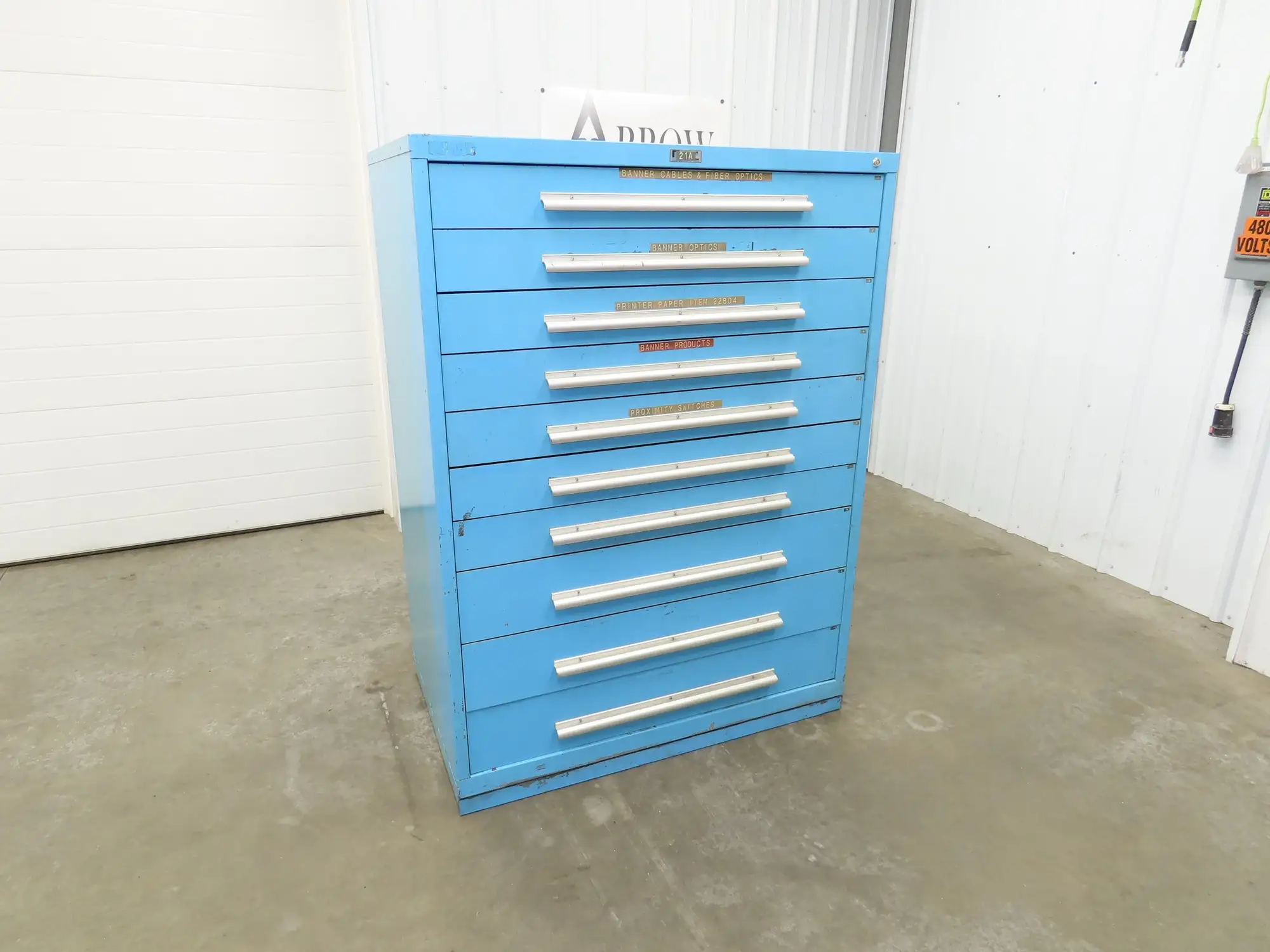Nu-Era Modular Tool Storage Cabinet 10 Drawer 45x28x61" Vidmar Lista Stanley