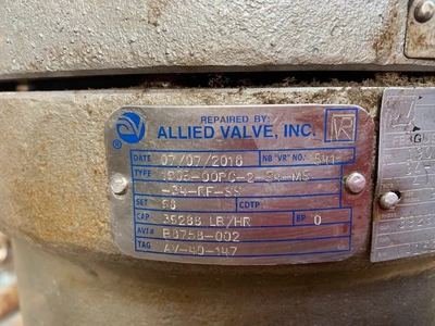 4" Consolidated Safety Relief Valve