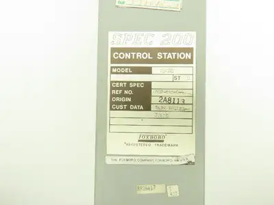 Foxboro 80N-61340-4 230SE SPEC 200 HMI Control Station