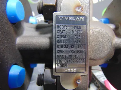 Velan F03-01402-SSEA-H330 1/2" Ball Valve New