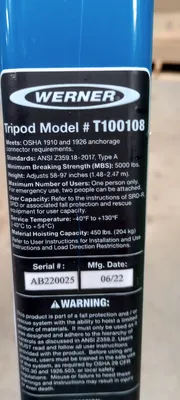 NEW WERNER T410060