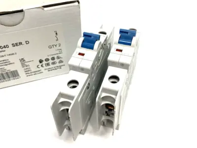USED ALLEN-BRADLEY SER. D CIRCUIT BREAKER 1-POLE 4A D-CHAR.