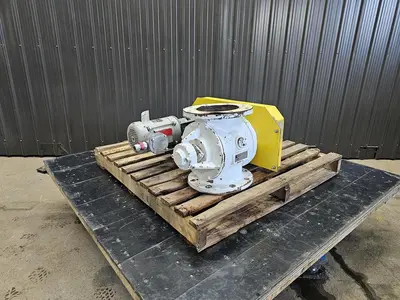 🔴 Heading to Auction May 27 - Used Semco Rotary Air Lock Valve, 8" X 8"