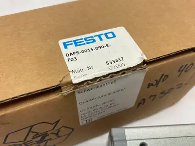 USED FESTO QUARTER TURN ACTUATOR