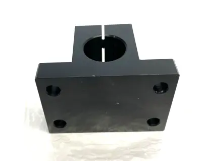 USED MISUMI CLAMP TYPE BRACKET FOR STANDS, SQ. FLANGE, SIDE MOUNT, 30MM POST