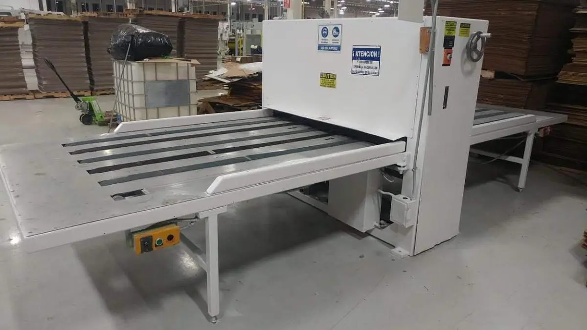 60" x 90" Pioneer Roller Die Cutter for sale