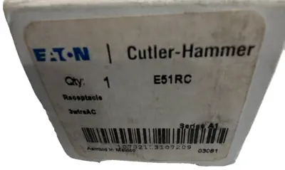 NEW EATON CUTLER/HAMMER E51RC LIMIT SWITCH SER. A1