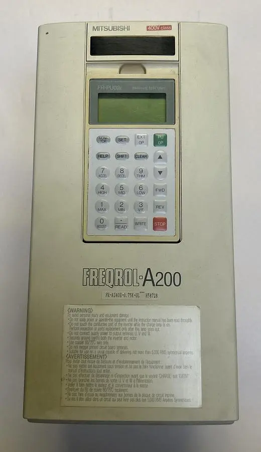 USED MITSUBISHI ELECTRIC FR-A240E-0.75K-UL