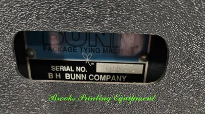 Bunn Tying Machine