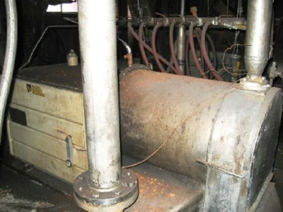 Baker-Perkins S-10 pusher centrifuge, 316L SS.