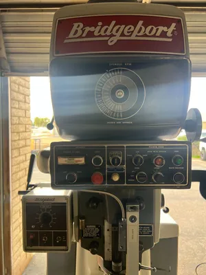 USED BRIDGEPORT SERIES II 4 HP VERTICAL MILL