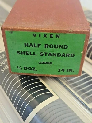 4 Simonds Vixen 14” Milled Curved Tooth Half Round Shell Standard 12200 Genuine
