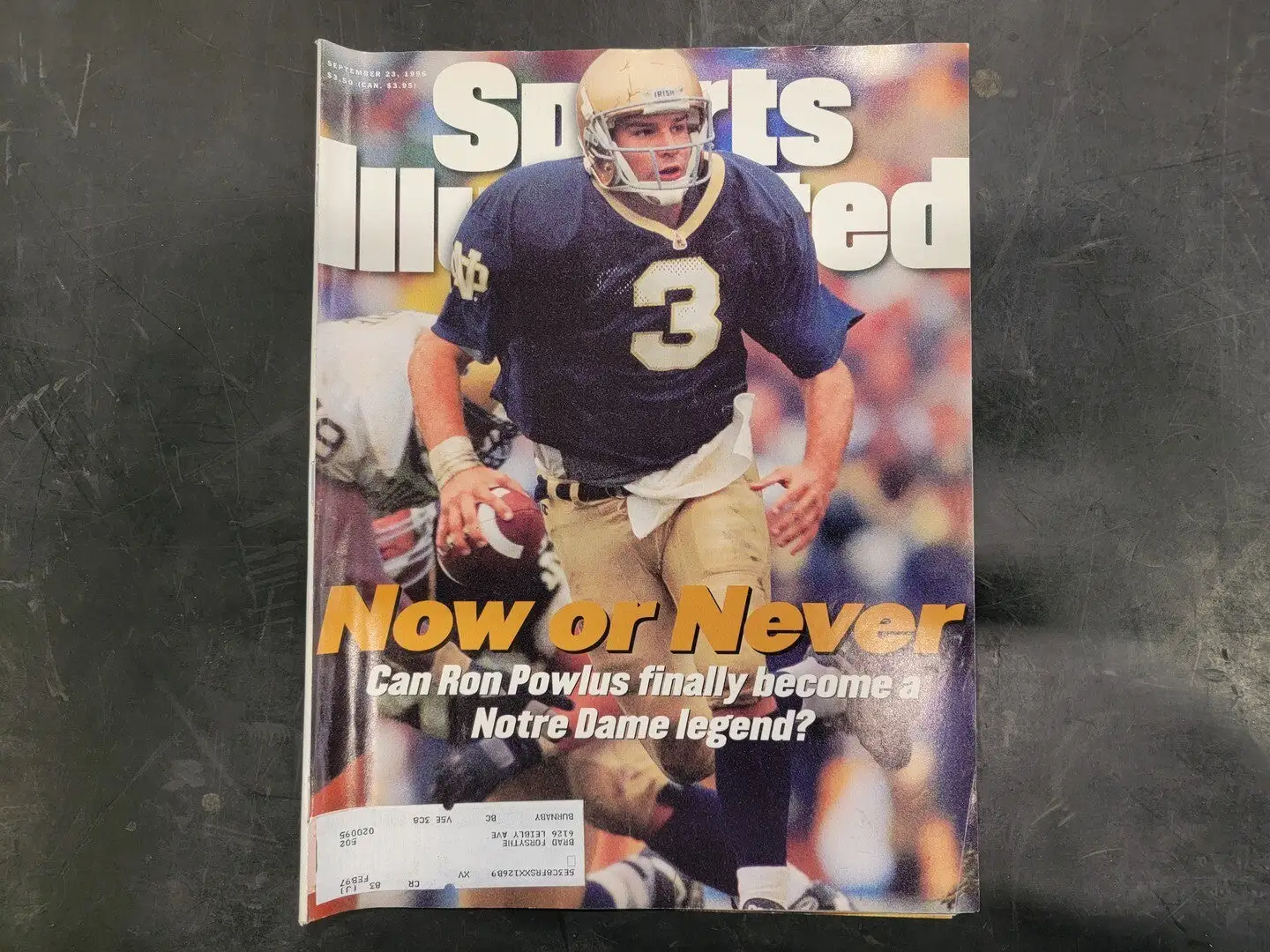 USED SPORTS ILLUSTRATED SEPTEMBER 23, 1996