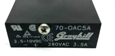 USED GRAYHILL DC INPUT RELAY MODULE