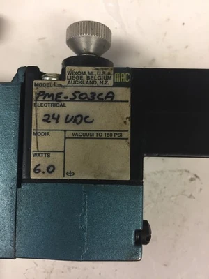 USED MAC VALVES 821C-PM-503CR-152