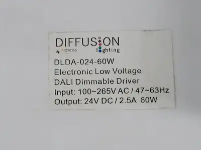 NEW DIFFUSION LIGHTING DLDA-024-60W