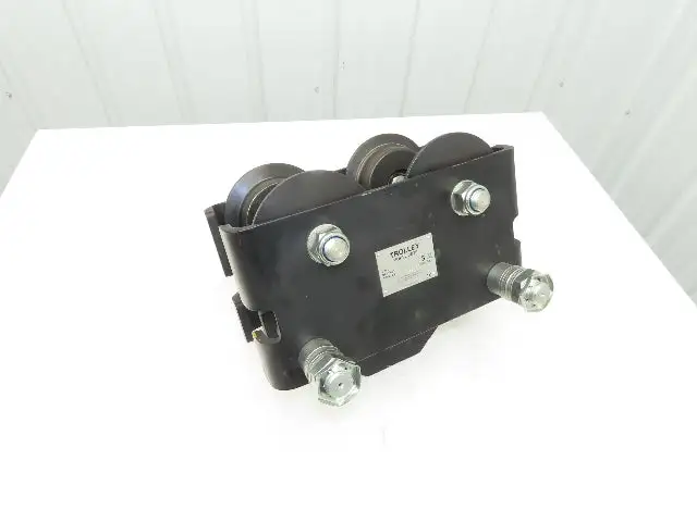 CM CBTP  3-Ton Plain Type Manual Push Trolley 3"-8.7" Flange 6000Lb