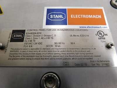Used STAHL SM-8-7800 Electrical Boxes Ohio US | Equipment Recovery Corp. #1330515