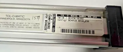 TOL-O-MATIC BC4M 136382 Band Air Cylinder Rodless Actuator TOLOMATIC