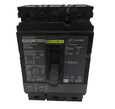 USED SQUARE D HDL36080 CIRCUIT BREAKER 80AMP