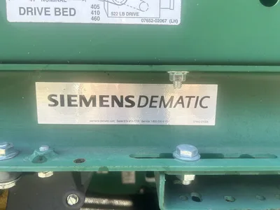 12″ Siemens Dematic Slight Incline Powered Belt Conveyor Approx. 25′ Long