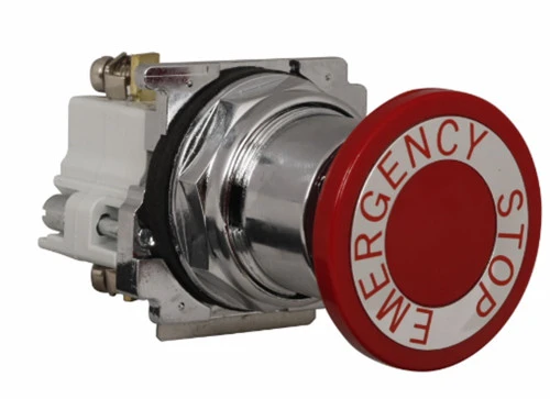 Eaton 10250T5B63 30.5mm Heavy-Duty Watertight/Oiltight Push-Pull Unit, Red [New]