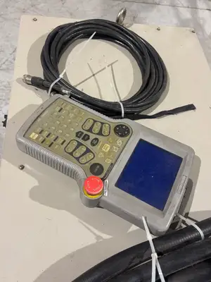 Used YASKAWA UP6 ROBOT CONTROLLER SYSTEM, TEACH PENDANT, CABLES Robot Parts | Maverick Industrial Sales #1104140