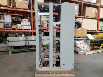 Masterpact Low-Voltage Switchgear Section w/ 3 x NW12H1 Air Circuit Breakers - Metal-Enclosed - NEMA 1 - 600V