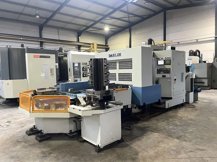 Used DAHLIH MCH 500 X: 750 - Y: 680 - Z: 600 MM CNC Horizontal Table Type Boring Mills BE | Apt International N.V #361932