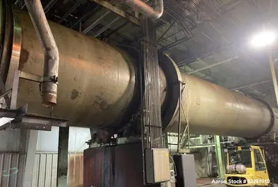 Used FMC 8' x 60' Sanitary Stainless Steel Rotary Dryer – Steam Heated with IEP Explosion Protection System