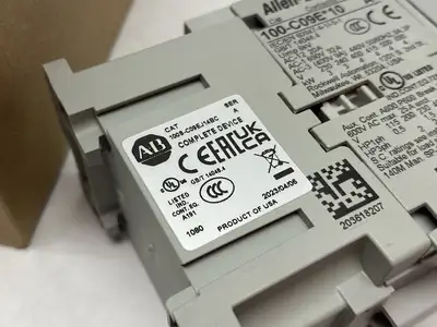 USED ALLEN-BRADLEY SER. A SAFETY CONTACTOR 3 NO MAIN, 1 NO/4 NC AUX