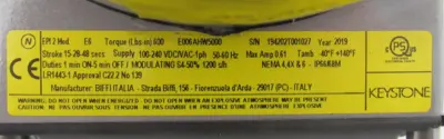 NEW KEYSTONE E006AHW5000 VALVE ACTUATOR