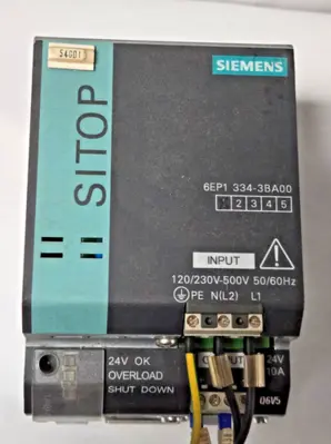SIEMENS 6EP1334-3BA00 6EP13343BA00 POWER SUPPLY SITOP PSU200M STABILIZED
