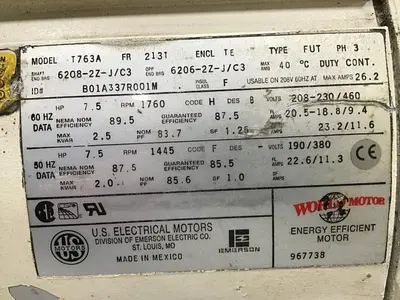 USED US ELECTRIC T763A