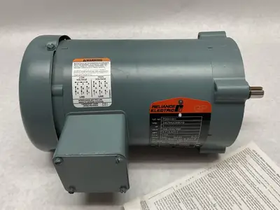 USED ABB, BALDOR RELIANCE ELECTRIC MOTOR 1HP, 1725RPM, 3PH, 56C, 34G794X269G10