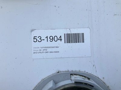 Used 2012 UTILITY _UNKNOWN_ Box Trailers Michigan US | Miedema Asset Management Group #1397032
