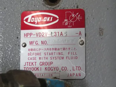 Used TOYO-OKI HPP-VD2V-L31A5-A Hydraulic Pumps Texas US | Aucto #1307240
