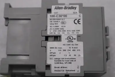 NEW OPEN BOX Allen-Bradley 100-C30D10 AB contactor 100-C30*00 STK L-354C