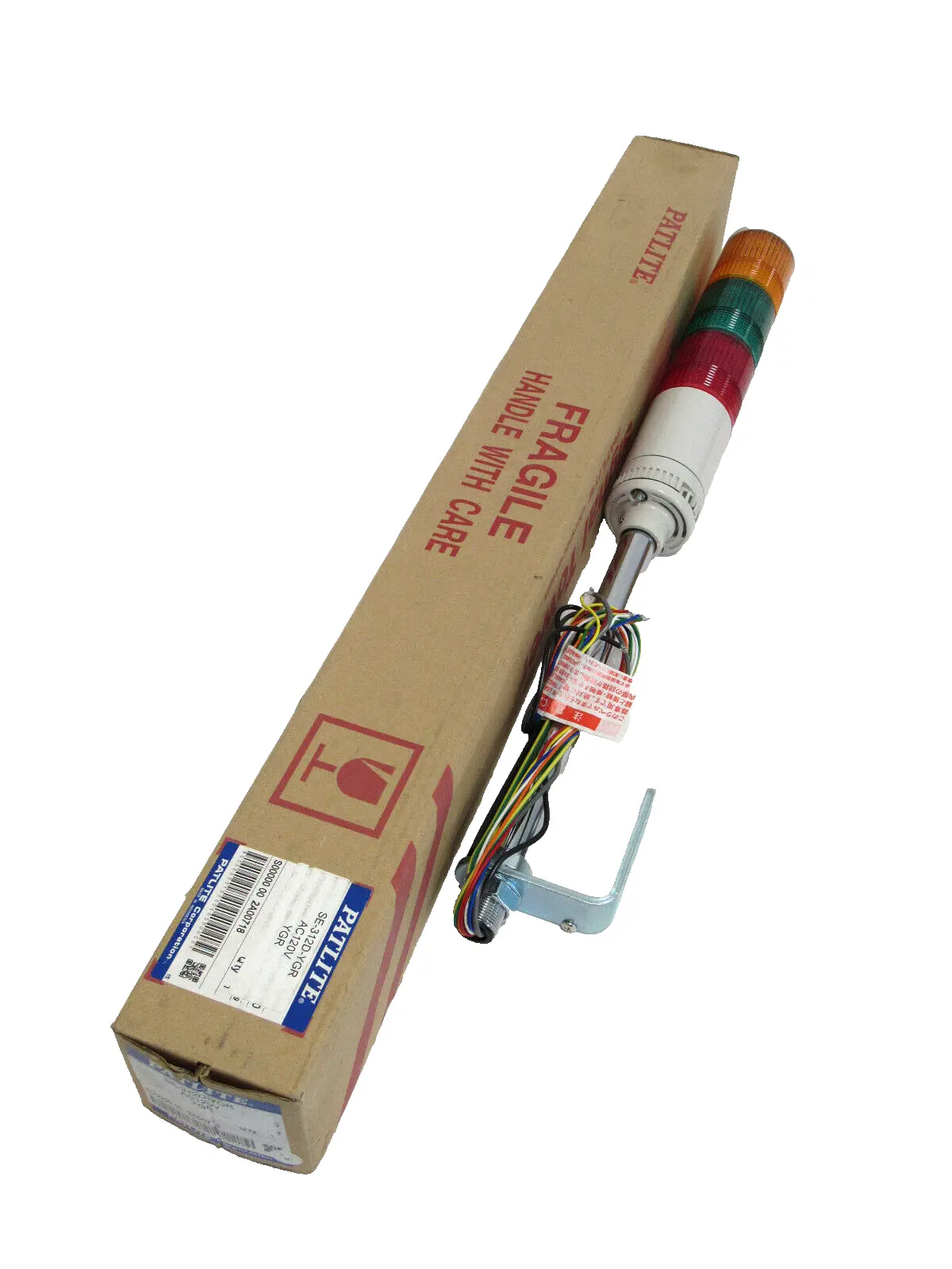 NEW PATLITE SE-312D-YGR STACK LIGHT SE-D SE312DYGR