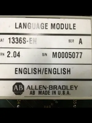 USED ALLEN BRADLEY 1336S-B015-AN-EN SER B