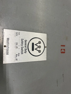 USED WESTINGHOUSE /CAT. NO: GF-425N