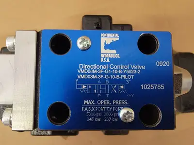 New | in-Stock CONTINENTAL VMD03M-3F-G-10-B-PILOT Parts (Hydraulics and Pneumatics) British Columbia CA | Lenmark #264388