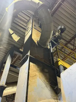 Used 2012 WHEELABRATOR 84" TABLE Table Shot Blaster (Turntable) Pennsylvania US | Shot Blasting Equipment #1455783