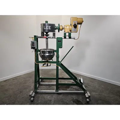 Used 5 Gal Lee Metal Products Jacketed Double Motion Kettle Sweep Agitator