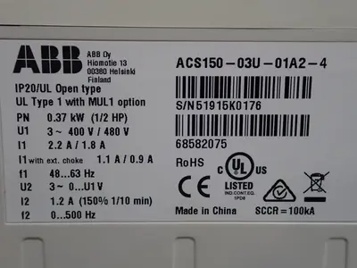 NEW ABB ACS15003U01A24