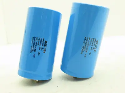 Mallory CGS242T450X5L Capacitor 2400 MFD 450 VDC  Lot of 2